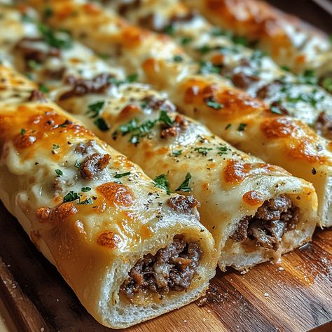 Stuffed Cheesy Breadsticks