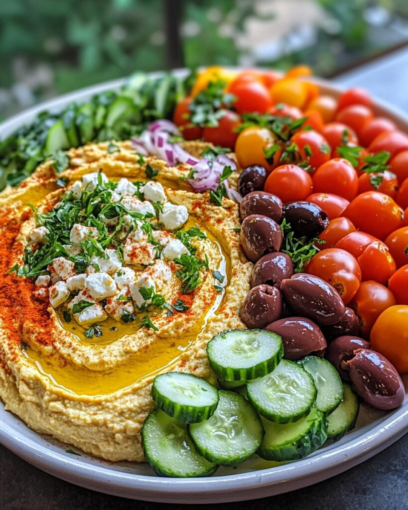 Mediterranean Hummus Platter