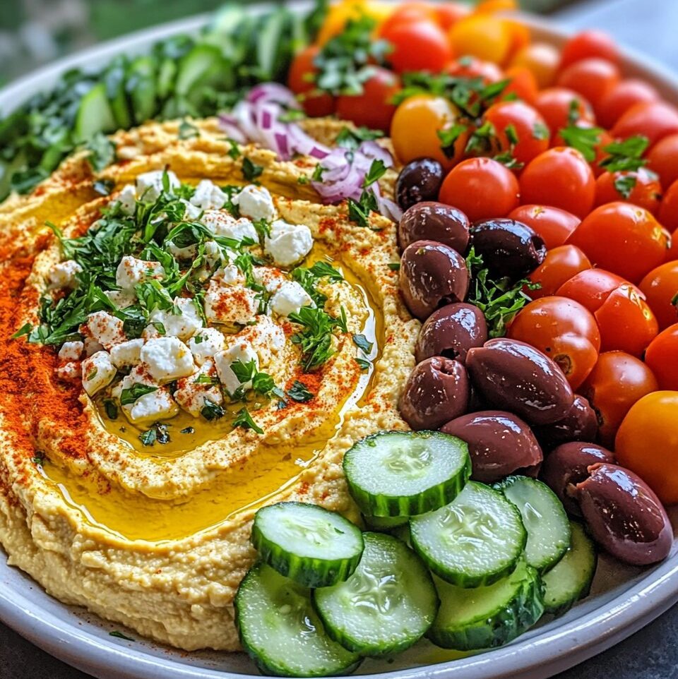 Mediterranean Hummus Platter