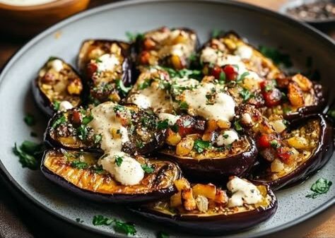 Mediterranean Roasted Eggplant