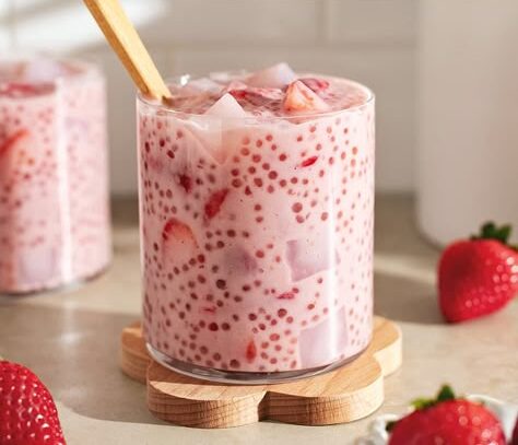 Strawberry Sago Dessert