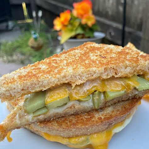 Grilled Cheese with Pickles Recipe