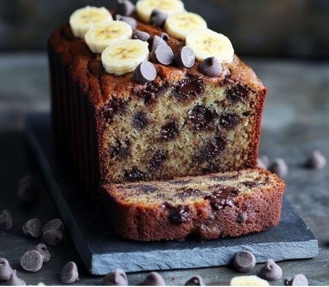 Vegan Chocolate Chip Banana Bread