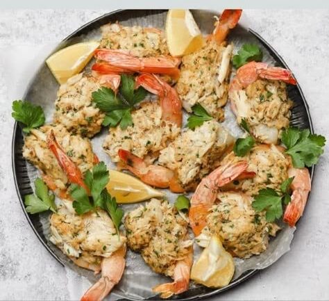 Crab stuffed shrimp