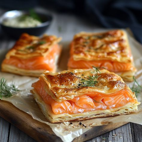 Salmon and Cheese Puff