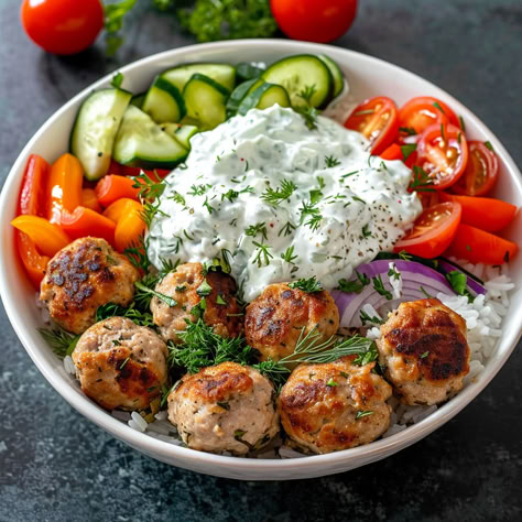 Greek Turkey Meatballs